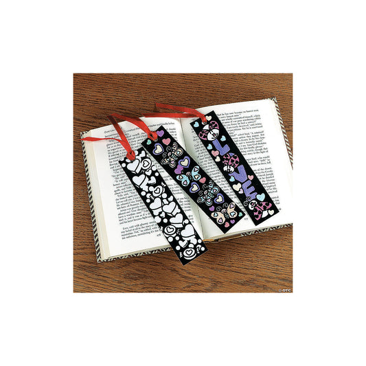 CYO Fuzzy Valentine Bookmarks - 12ct.