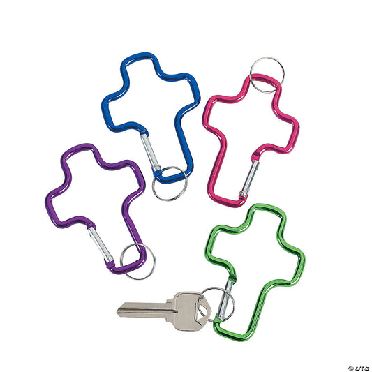 Aluminum Cross Keychain Clips