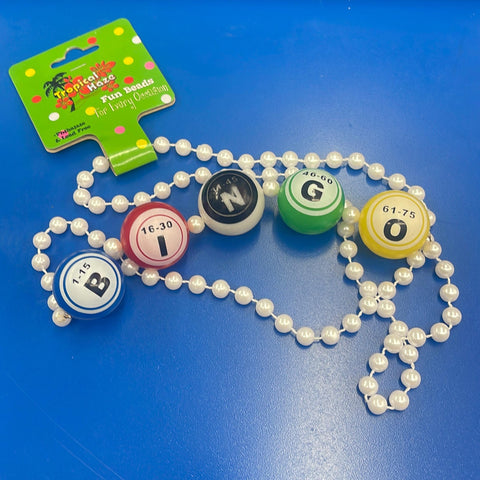 Bingo Ball Novelty Necklace