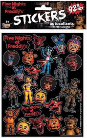 Five Nights At Freddy's Sticker Sheets