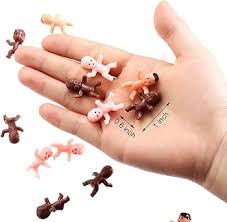 12Ct. Miniature Plastic Babies
