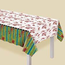 Creepy Carnival Blacklight Table Cover
