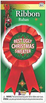 Best Ugly Sweater Award Ribbon