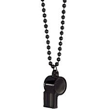 Black Whistle Necklace