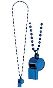 Blue Whistle Necklace