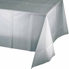 Silver Value Plastic Tablecover