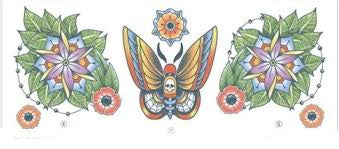 Moth Neck Tattoos FX