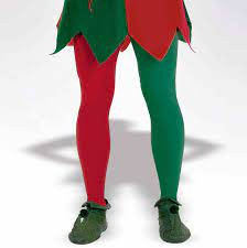 Red and Green Adult Tights