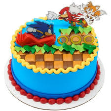 3pc - Sonic Cake Topper