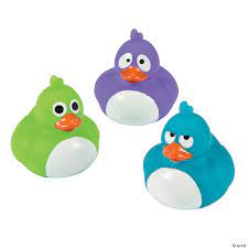 Crazy Color Rubber Ducks