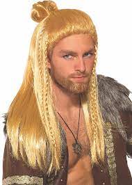 Viking Warrior Blonde Adult Wig
