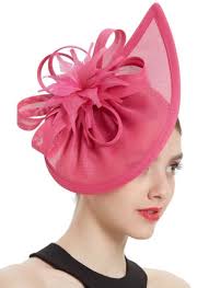 Hot Pink Floral Fascinator