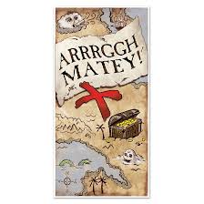Treasure Map Door Cover