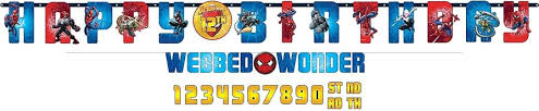 Spiderman Customizable Banners