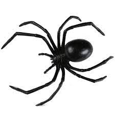 Rubber Black Widow Spider