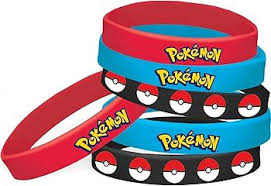 Pokemon Rubber Bracelets - 6ct.