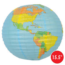 Globe Paper Lantern - 15.5"