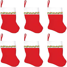 Mini Felt Stockings - 6ct.