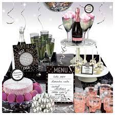 Disco Ball Drop Buffet Table Decorating Kit