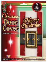 Merry Christmas Santa Belt Door Cover