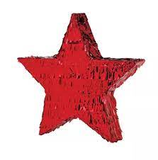 Red Foil Star Piñata - No Returns