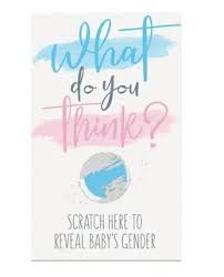 Gender Reveal Scratch-Offs (Boy)