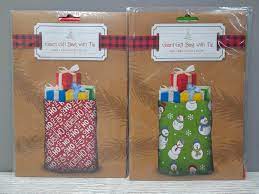 Giant Christmas Gift Bag W/Tie