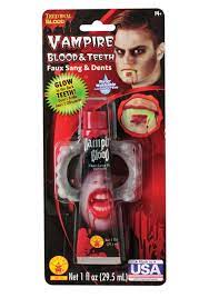 Vampire Blood and Teeth Set