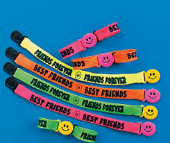 Neon Friendship Bracelets "Best Friends"
