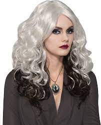 Silver Cast Witch Adult Wig