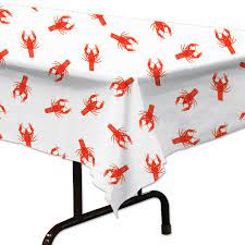 Crawfish Plastic Rectangle Tablecover
