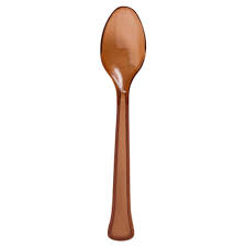 Chocolate Brown Plastic Spoons 20ct.