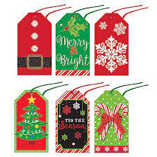 Glitter Christmas Gift Tags