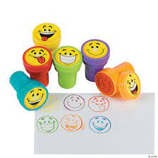 Goofy Smile Face Stamps