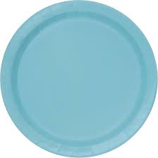 Terrific Teal 10" Paper Plates - 50ct.