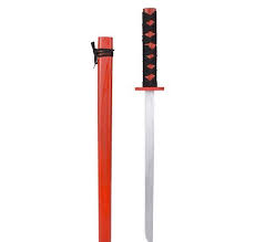 Wooden Ninja Sword with Sheath