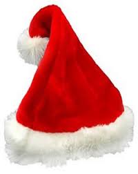 Deluxe Lined Santa Hat