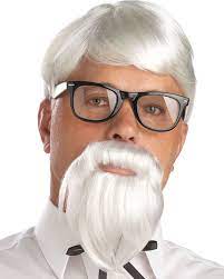 The Colonel Adult Beard and Wig