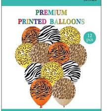 Get Wild Safari 12" Latex Balloons - 12ct.