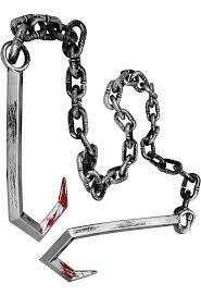 Meat Hook Weapon with Chain