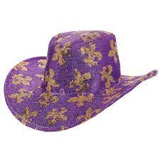 Mardi Gras Sequin Cowboy Hat