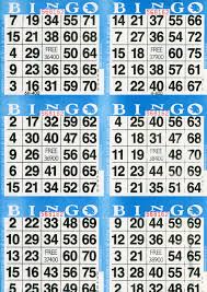 Bingo Paper - 6V 500pcs.