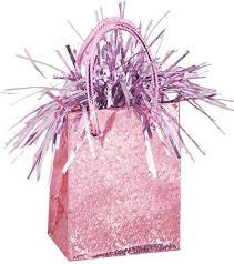 Pink Gift Bag Balloon Weight