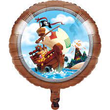 Pirate Treasure Mylar Balloon