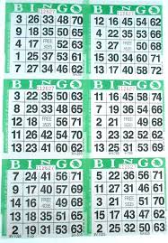 Bingo Paper - 6V 500pcs.
