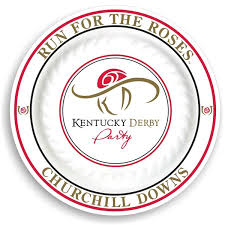 Kentucky Derby 7" Plastic Plates - 4ct.