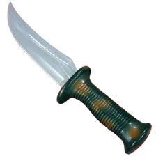 Plastic Camo Survival Knife