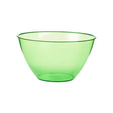 24oz. Small Kiwi Green Plastic Bowl