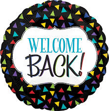 Welcome Back 18" Mylar Balloon
