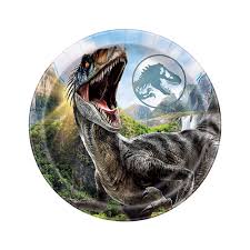 Jurassic World 4 Paper 7" Plates - 8ct.